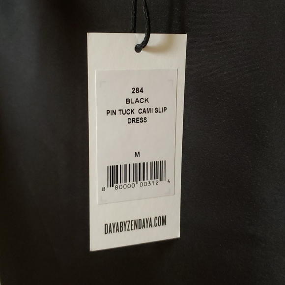 Daya by Zendaya Black Cami Slip Dress (M) - Picture 6 of 12